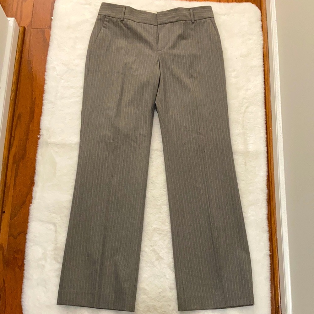 Gray pinstriped Pants